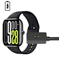 Pikkukuva 6 / 6: Yhteensopiva laturi Xiaomi Redmi Watch 5 / Redmi Watch 4 / Smart Band 9 / Smart Band 8 [2 kpl] 1 metrin USB-kaapeli kellon lataamiseen Svart