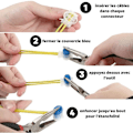 Miniatyrbillede 3 af 4: Gel-fyldte kabelforbindere til robotplæneklipper-have-reparation af elektriske ledninger [Sæt 40] Phonillico®