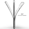 Miniatyrbillede 3 af 4: [Kompatibel Samsung Galaxy J6 2018 J600] Silikonecover Helklart To Dele Front Bagemantel [Phonillico®] Transparent