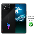 Pikkukuva 2 / 5: Suojakalvo - Phonillico® - Asus Rog Phone 8 - 2 pakkausta - Karkaistu lasi - Naarmunkestävä Transparent