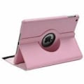 Miniatyrbild 4 av 4: 360-graders roterande fodral rosa för Apple iPad AIR 1 / AIR 2 - Fodral skydd med elastisk stängning Phonillico®