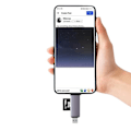 Miniatyrbild 6 av 6: Kortläsare - Ej specificerat - USB-C - Kompatibel med OTG - Svart - Multifunktionell