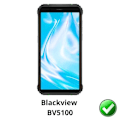 Pikkukuva 2 / 3: Näytön suoja - Phonillico - Blackview BV5100 - Pakkaus 2 - Erittäin ohut - Naarmunkestävä Transparent