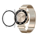 Miniatyrbillede 1 af 4: Beskyttelse kompatibel med Huawei Watch GT 4 41mm - Hårdt etui til smartur, gennemsigtigt cover, hærdet glas Phonillico® Transparent