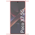 Miniatyrbillede 4 af 6: Stødabsorberende Cover - Phonillico® - Xiaomi Poco X7 5G - Fleksibel - Transparent - 2 Tempered Glas Transparent