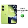 Pikkukuva 2 / 5: OnePlus Nord CE 3 LITE 5G: Karkaistu Lasi [Pakkaus 2] Näytönsuojakalvo Phonillico® Transparent
