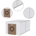 Miniatyrbild 5 av 6: Packtillbehör för Dream D10 Plus/L10 Plus/Z10 Pro - Väska/Filt/Trasa/Sidoborste/Utrullningsverktyg Phonillico®