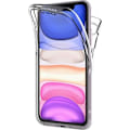 Miniatyrbild 1 av 4: Skal till Apple iPhone 11 - Helkroppssilikon Transparent Mjukt Skydd 2 Delar Framsida Baksida Sammankopplande Phonillico®