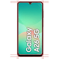 Miniatyrbillede 4 af 6: Coque og skærmbeskyttelse - Phonillico® - Samsung Galaxy A26 5G - Smidig - Transparent - 2 Hærdede Glas Transparent