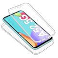 Miniatyrbillede 3 af 4: Coque til Samsung A52 4G / A52 5G / A52s 5G - Hætte Etui Silikone Integral Transparent 2 Dele Foran Bagpå Phonillico® Transparent