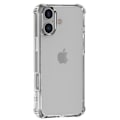 Miniatyrbild 3 av 5: Stötsäkert skal för iPhone 16 PLUS - Transparent mjukt silikonskydd Phonillico® Transparent