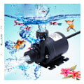 Miniatyrbillede 3 af 4: Cirkulationspumpe DC 12V 800L/H 5M Vattencirkulationssystem Sort 1st