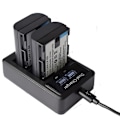 Miniatyrbilde 2 av 5: LP-E6 batteri eller USB LCD-lader kompatibel med Canon EOS 5D Mark II III 6D 60D 60Da 70D 7D 1X batteri LCD USB DUAL charger