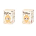 Miniatyrbillede 1 af 5: Popmart Labubu The Monsters Sit And Party Vinyl Blind Box Hjerteklappende Macaron & Duoduo Hänge Dekor Enkelt blind box 2 pcs