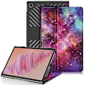 Miniatyrbilde 1 av 5: Fodral til Lenovo Tab Plus 11.5 tommer TB351FU, Mønstret Lærfodral for Nettbrett med Varmeavledningshull Galaxy