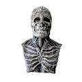 Miniatyrbilde 2 av 2: Scream Skull Cover Bevegelig kjeve Latex Halloween Hel hodebeskyttelse Skrekkdrakt Tilbehør for menn kvinner