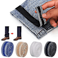 Miniatyrbild 2 av 5: Självhäftande tejp för byxor Benfåll Uppläggning Sömnadstejp Stryktejp Byxor Jeans Kläder Längd Förkortning Svart 1m White 5m