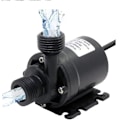 Miniatyrbillede 2 af 4: Cirkulationspumpe DC 12V 800L/H 5M Vattencirkulationssystem Sort 1st