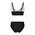 Pikkukuva 4 / 4: Uimapuku Naiset Uimapuku Naiset Printti Setti Uimapuku Kaksiosainen Rintaliivit Uima-asut Ranta-asut Naiset Bikini Uimapuvut Sky Blue L Hot Pink M