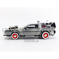 Miniatyrbild 3 av 4: Samlarbil i miniatyr - JADA TOYS 1/24 - DE LOREAN Back to the Future III -1985 - Silver - 32166S
