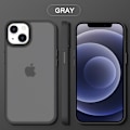 Miniatyrbild 1 av 5: Silikon greppvänligt skal till iPhone 13 Pro Max grå