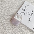 Miniatyrbild 8 av 10: Airpods Shield  - skal med vitt marmor motiv Vit