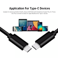 Miniatyrbild 1 av 4: USB-C kabel 3.0 5Gbp 60W Snabbladdning Typ C, 3.2 Gen 1