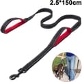 Premium hundkoppel med dubbla handtag - Robust koppel med dubbla handtag. 1,5 m