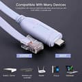 Miniatyrbillede 2 af 5: USB til Type-C konsolkonfigurationskabel - Type-C til RJ45 seriel router debuggingkabel