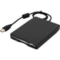 Bärbar extern 3,5-tums USB-diskettstation, 1,44 MB. Kompatibel med Windows XP-datorer.