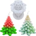 #1PCS Julgran Ljusform Silikon Julgransform Handgjord Ljustillverkning#