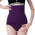 Miniatyrbild 1 av 5: Hög midja magstring för damer Purple XL and 2XL