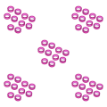 Miniatyrbild 1 av 5: 1/2/3/5 10x Barber Frisör Sax Sax Finger Ring Purple 10 pcs 5PCS