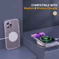 Miniatyrbild 5 av 6: Miracase Glass Series Designad för iPhone 14 Pro Max Case 6,7 tum, [2023 Upgrade] Bumper Case med inbyggd 9H härdat glas Scr Clear Glitter