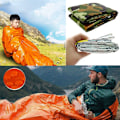 Miniatyrbild 3 av 10: Sovsäck Utomhus Nödtäcke Thermal Håll dig varm ORANGE Orange 0.92X2m-Sleeing Bag