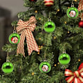 Miniatyrbild 7 av 10: 6 ST Julbollsprydnader DIY Värmeöverföring Foto
