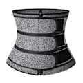 Miniatyrbillede 4 af 4: Neopren Lynlås Kvinde Shapewear Elasticitet Postpartum Recovery Gray 2XL