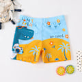 Miniatyrbild 2 av 11: Strandshorts för barn Pojkar Badbyxor Justerbar midja Snabbtorkande Lättviktsbadkläder Boardshort Ålder 2-14 år Deep forest dinosaur XL