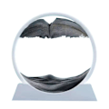 Miniatyrbild 10 av 11: CZQIKEDA Moving Sand Art Picture Sandscapes, 3D Dynamic Round San black One-size