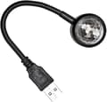 LED-projektorlys Diskolampe for bil USB-lys Lydaktivert