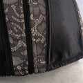 Miniatyrbilde 3 av 5: Korsetter for kvinner Overbust Bustier Topp Gotisk Sexy Skulder 2928gray 6XL