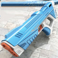 Miniatyrbild 2 av 4: Poolleksak självsugande elektrisk vattenpistol-blå