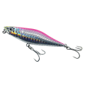 Miniatyrbilde 1 av 5: 7,4 cm 6,5 g Bionisk agn Flytende vannpenn Bølgeklatrende propell Traktor Fiskeagn Fisketilbehør pink back