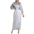 Miniatyrbilde 1 av 2: Casual uslim Kvinners Lang Kjole Kvinner Dubai Kjole Kaftan M