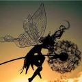 Miniatyrbild 1 av 2: Dansande Fairy Maskros Staty Ornament Stakes Dandelion H