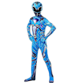Pikkukuva 4 / 5: Power Mecha Five Beast -asu Cosplay Mystic Force Ranger Halloween-asu lapsille Super sankari puku