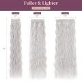 Miniatyrbilde 2 av 5: Clip In Hair Extensions. 6 stk Krøllete 24\" lang syntet