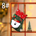 Miniatyrbild 9 av 11: Julstrumpa Stora julklappspåsar Dekorationsstrumpor style 1