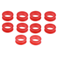 Miniatyrbilde 3 av 5: 1/2/3/5 10x Barber Frisør Saks Fingerring Red 10 pcs 1 Pc