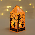 Miniatyrbillede 3 af 5: Halloween LED Lanterne Lys, lille retrostil Flammeløs scarecrow